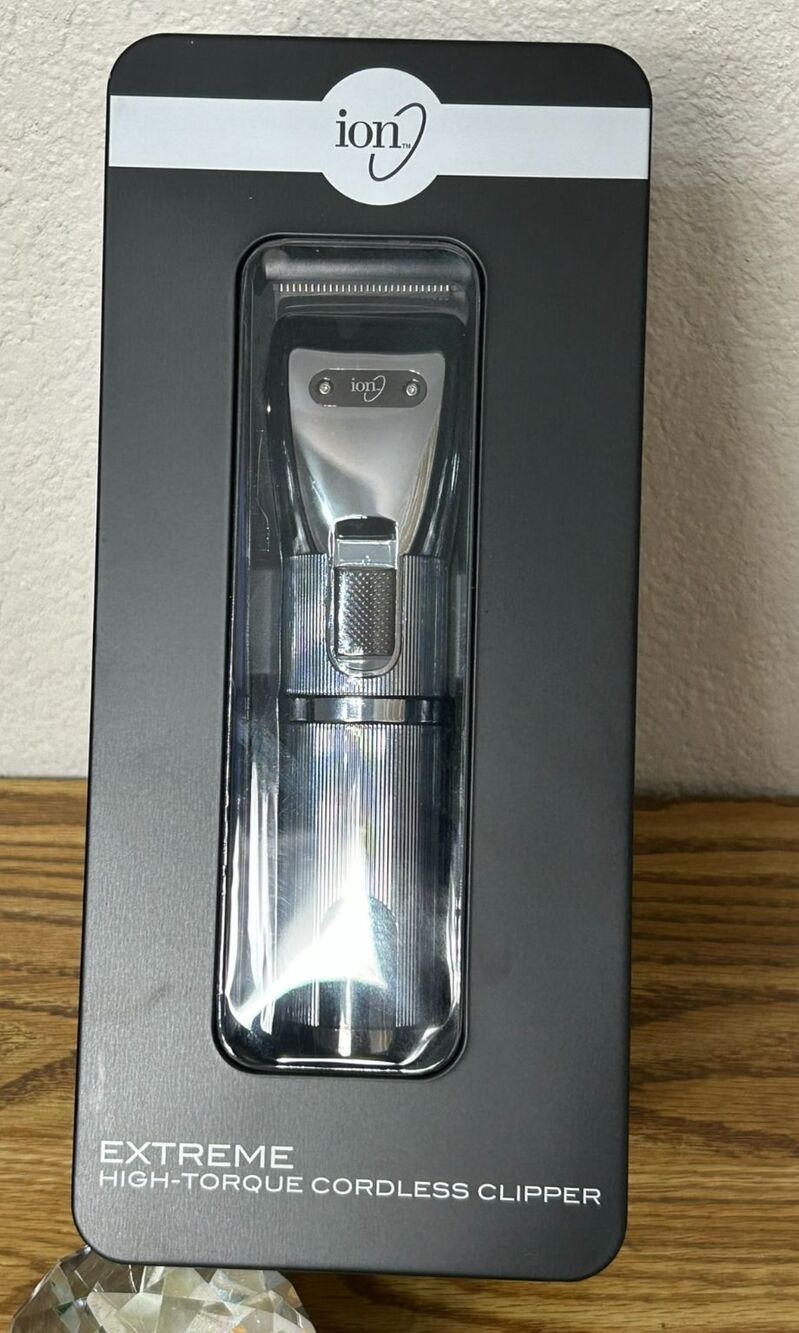 Ion Extreme High Torque Cordless Hair Clipper Professional Grooming Tool